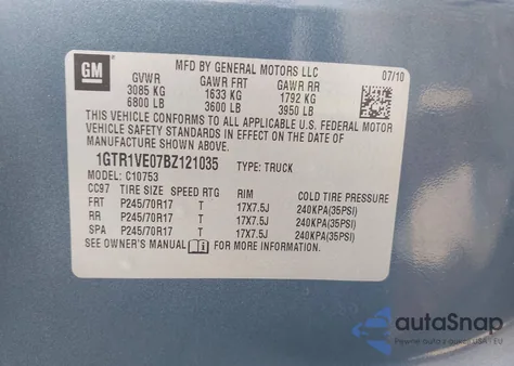 2011 GMC Sierra 1500 Sle from USA, damaged, VIN 1GTR1VE07BZ121035